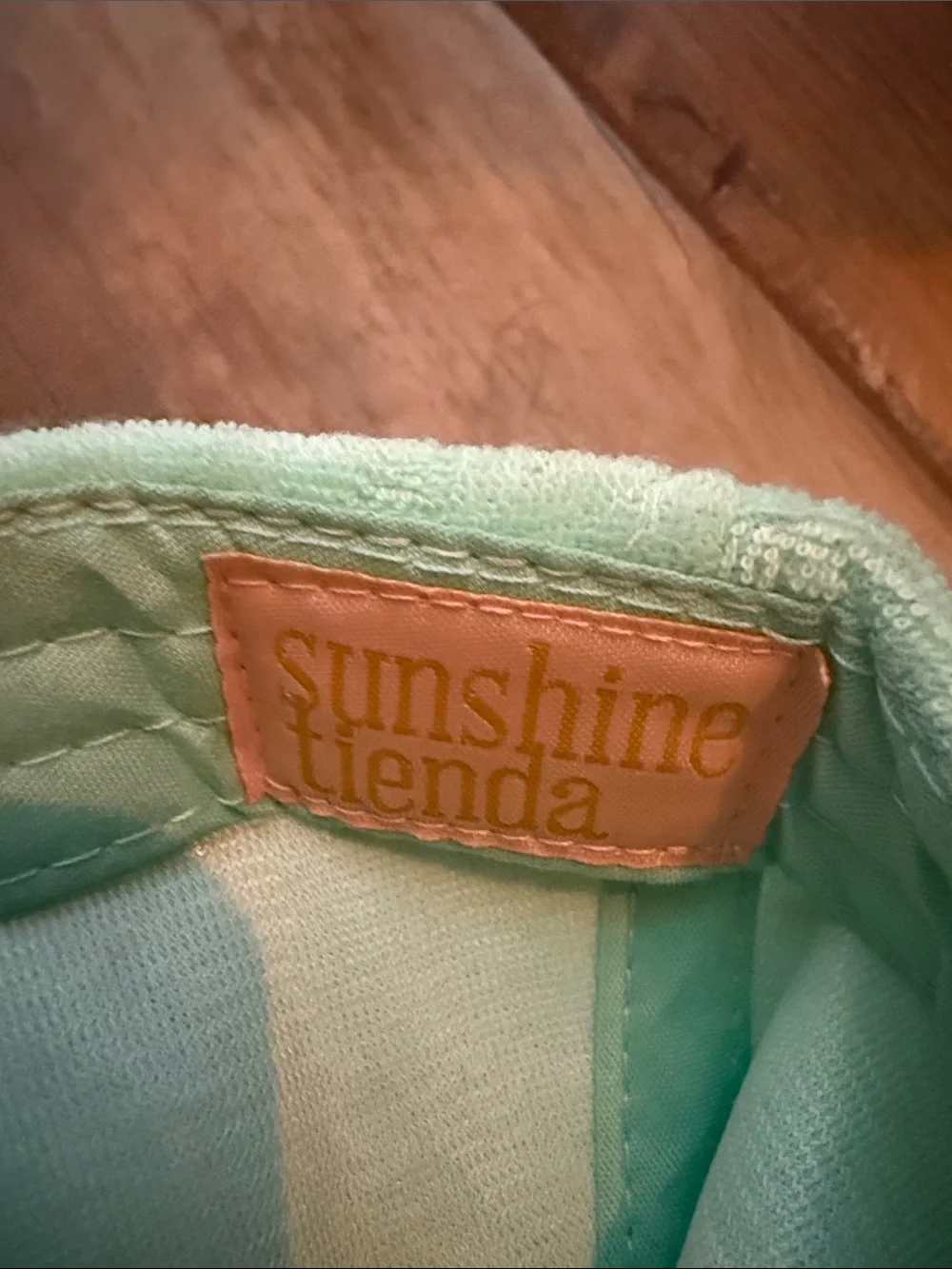 Sunshine Tienda mint Green Shell terry cap